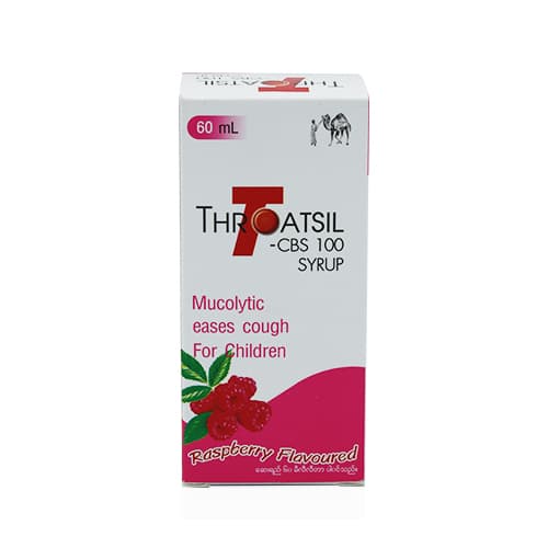 Throatsil Syrup Raspberry Flavour